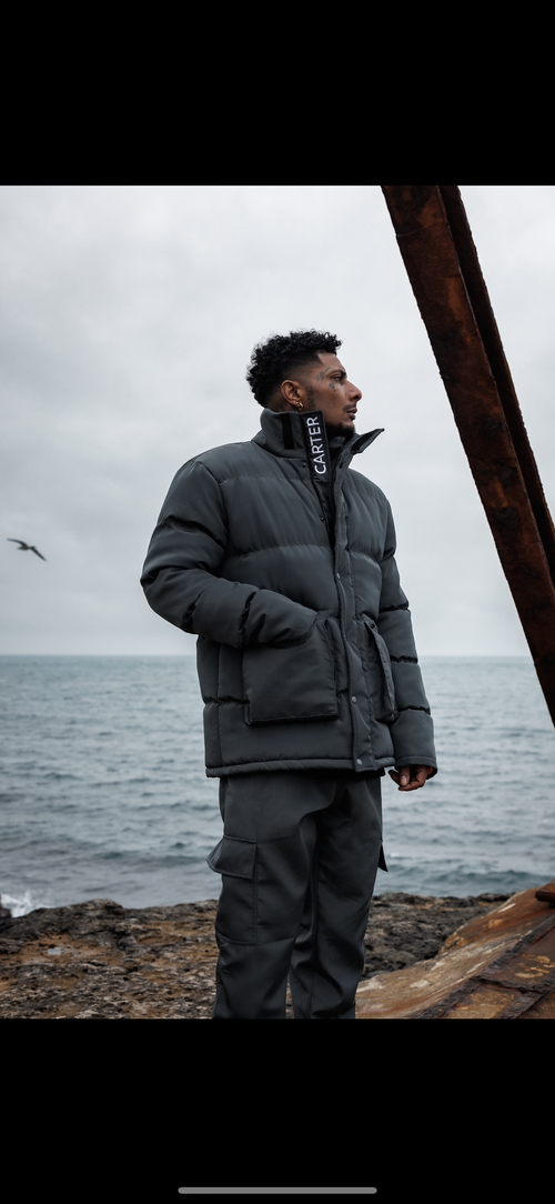 KOLD BREEZE Puffer Jacket - Shadow Grey