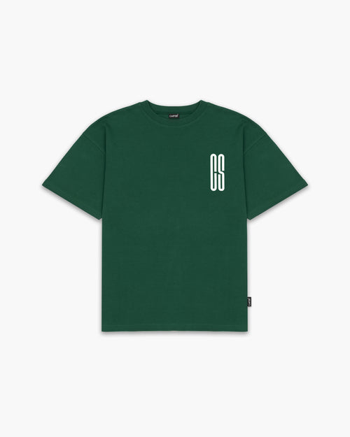 GAME TIME Oversized Tee - Forest Green