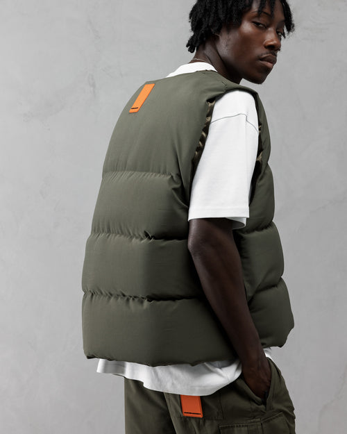 AJ Tech Puffer/Cargo Pant Set - Khaki