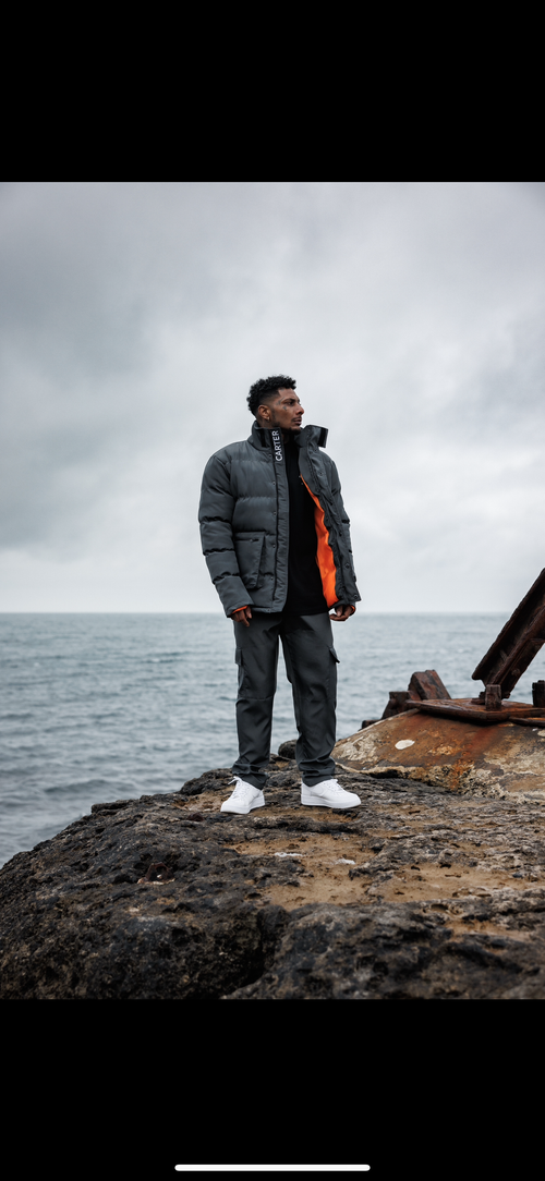 KOLD BREEZE Puffer Jacket - Shadow Grey