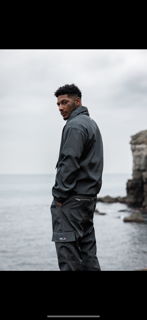 KOLD BREEZE 1/4 Zip Windbreaker - Shadow Grey