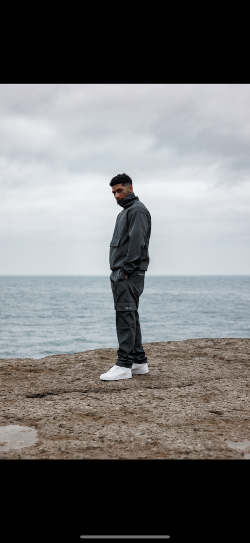 KOLD BREEZE Straight Leg Cargo Pant - Shadow Grey