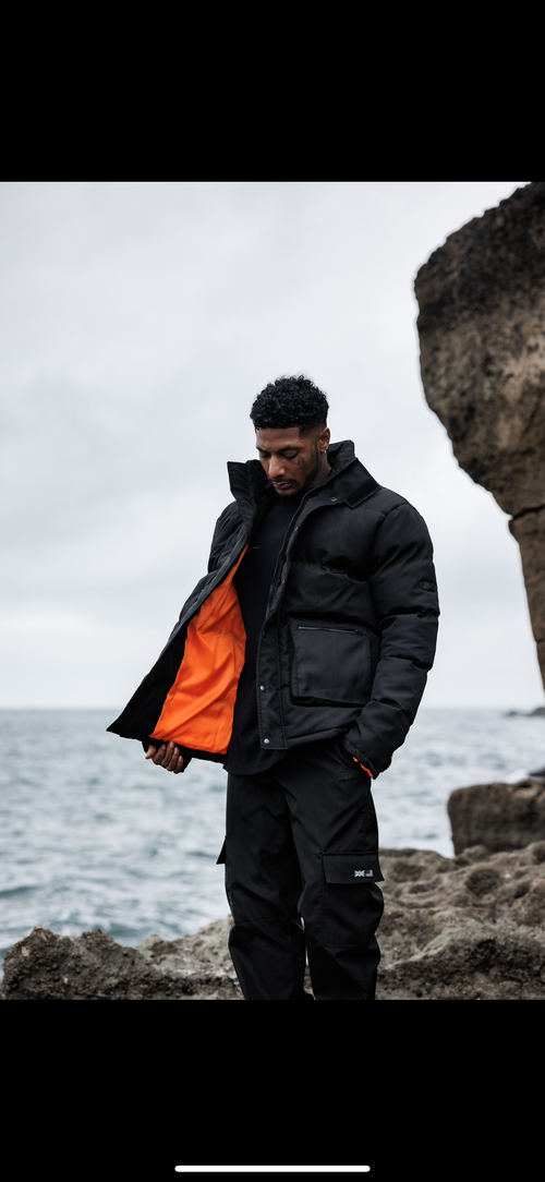 KOLD BREEZE Puffer Jacket - Black